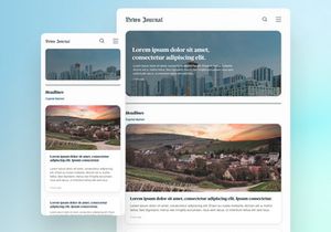 News Website Landing Page
