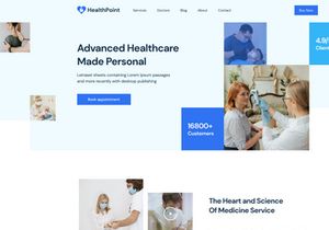 Healthpoint Pro NextJs Medical and Healthcare Website Template