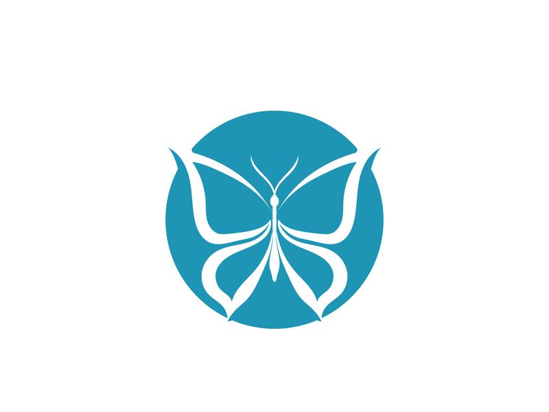 Butterfly icon designbeauty; bright; butterfly; circle; color; colorful; concept; cosmetics; creative; design; element; fashion; flying; business; corporate; floral; flourish; flower;