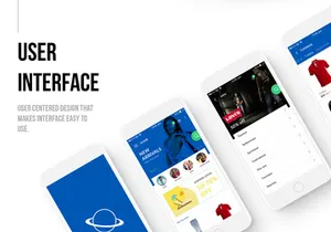 The Universe E-commerce Mobile UI kit