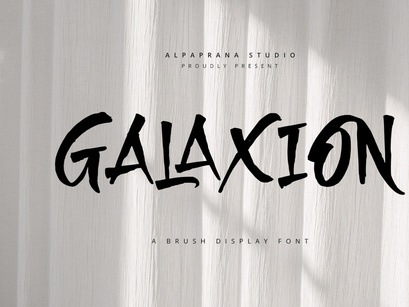 Galaxion - Brush Font