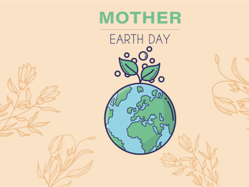Earth day Instagram template preview picture