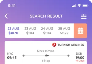 Flight Booking App Freebie