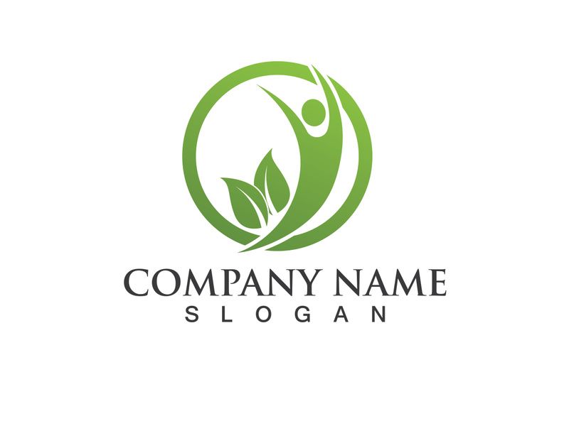 Health life people tree leaf green logo
