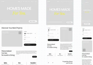 Omah - Real Estate Landing Page