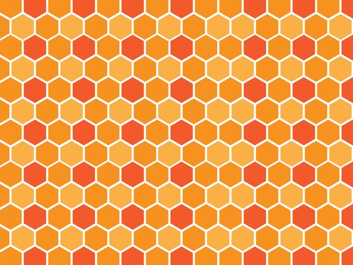 Honeycomb bee wallpaper background vector