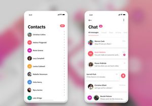 Zoom Video Call Chat Mobile App Redesign
