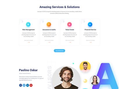 Business PSD Template