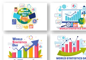 9 National Statistics Day illustration
