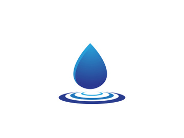 Water drop Logo Template vector illustration design - Vector. preview picture