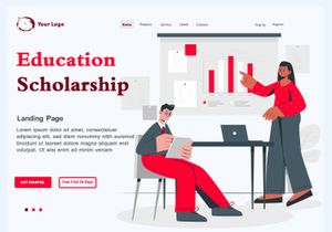 Landing Page Education Scholarship