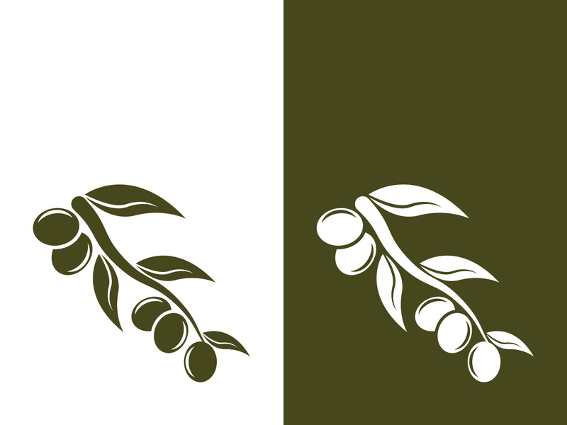 olive icon vector illustration design template
