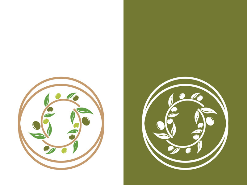 olive icon vector illustration design template