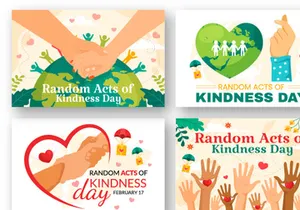 12 Random Acts of Kindness Illustration