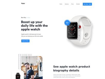 Apple Watch Landing Page