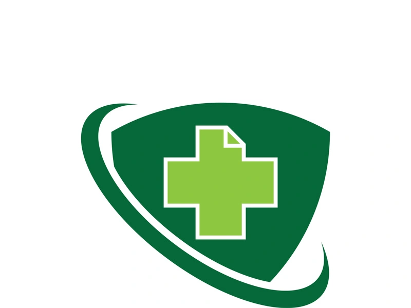 Health medical logo template vector illustration design