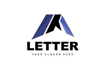 A Letter Logo, Letter Logotype Vector