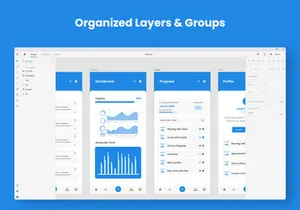 DOI Productivity Mobile Application - UI Kit