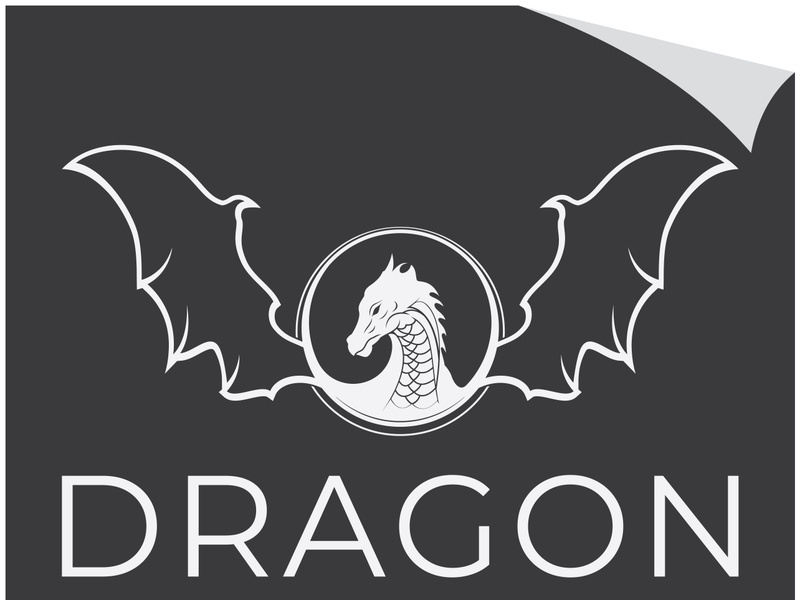 Dragon logo art illustration