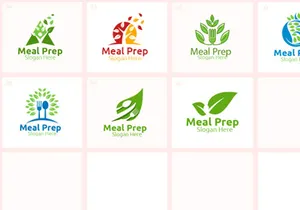 40 Meal Prep Logo Bundle
