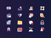 Glass : Mixed IconSet