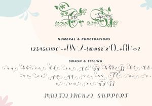 Cute Spring Monogram