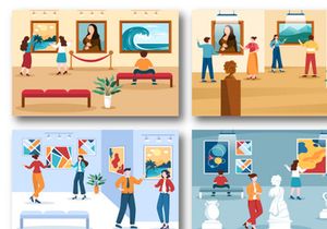 15 Art Gallery Museum Illustration