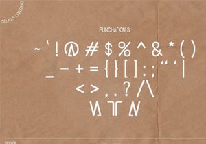 Muspha - Stencil Display Font