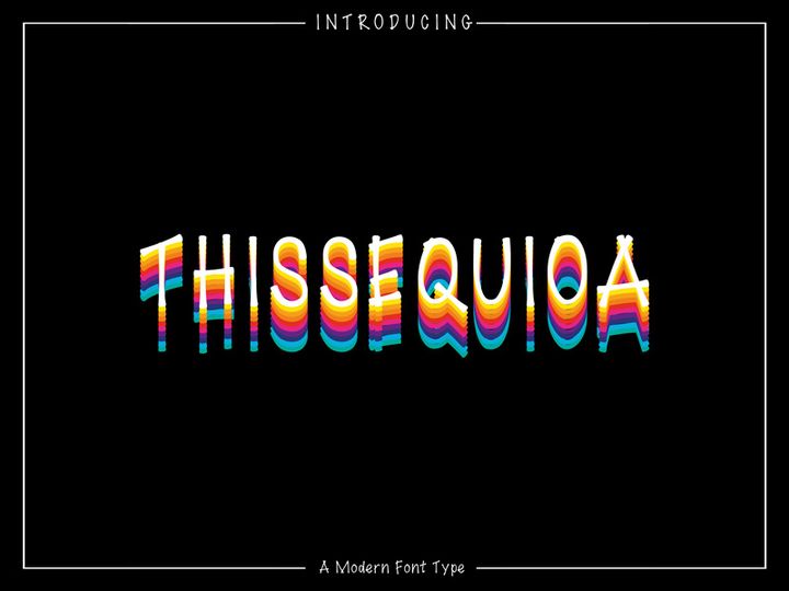 ThisSequioa Font