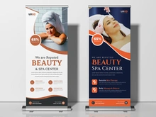 Beauty Spa Roll Up Banner Template Ver-2
