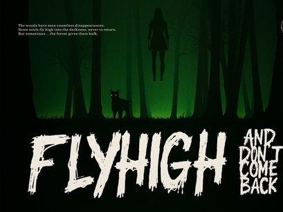 Last One Out | Display Horror Font