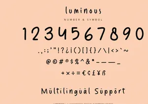 Luminous - Handwritten Font