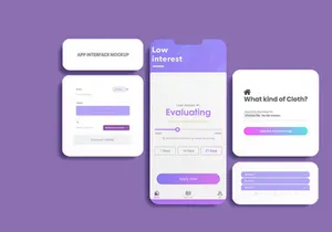 App Interface Screen Mockup