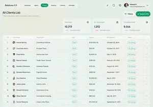Realtyna v1.0 - Kit de Interface de CRM para Gestão Imobiliária