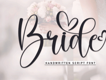 Bride Font preview picture