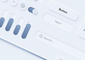 [FREE] Neumorphic Elements Sketch File