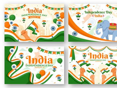 14 India Independence Day Illustration