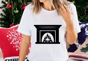 Cozy Fireplace with Burning Logs