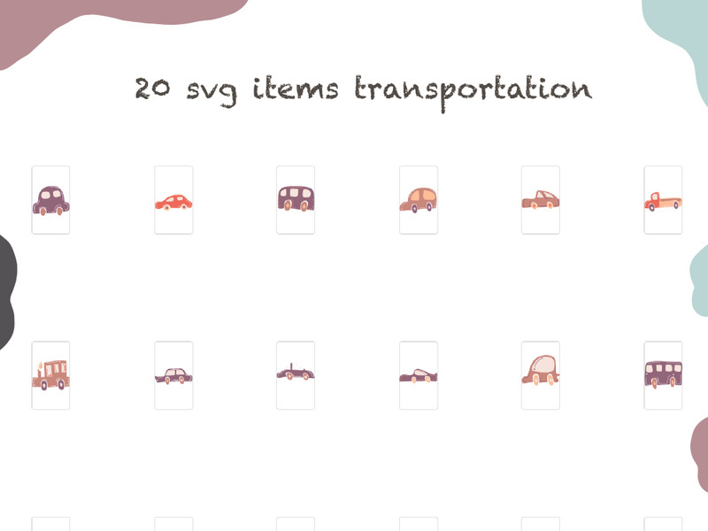 Illustration stamps stickers icons transportation images pictures icons