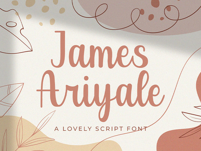 James Ariyale - Handwritten Font