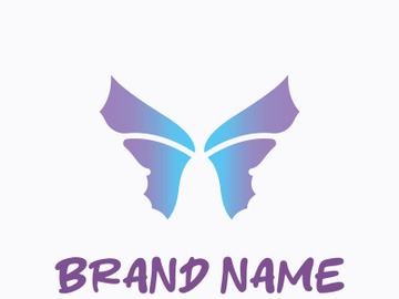 Butterfly logo design preview picture