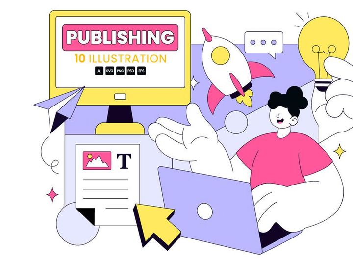 10 Digital Publishing Illustration
