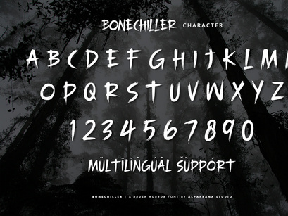 Bonechiller - Brush Font