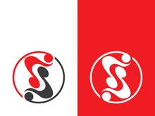 Business corporate S letter logo design vector