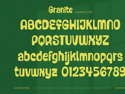 Granite - Bold Display Font