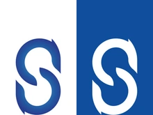 Business corporate S letter logo design vector