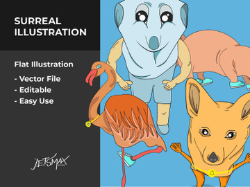 Surreal Animal Vector Bundle preview picture