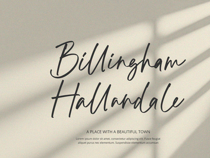 Lighten - Handwritten Script Font