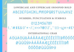Snoopod - All Caps Handwritten Font