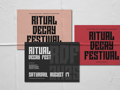 Core Raptor | Display Gothic Font
